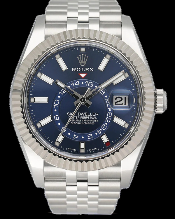 2022 Rolex Sky-Dweller 42MM Blue Dial Jubilee Bracelet (326934)
