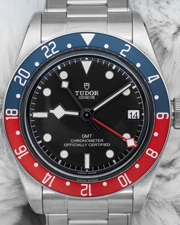 2021 Tudor Black Bay GMT "Pepsi" 41MM Black Dial Steel Bracelet (79830RB)