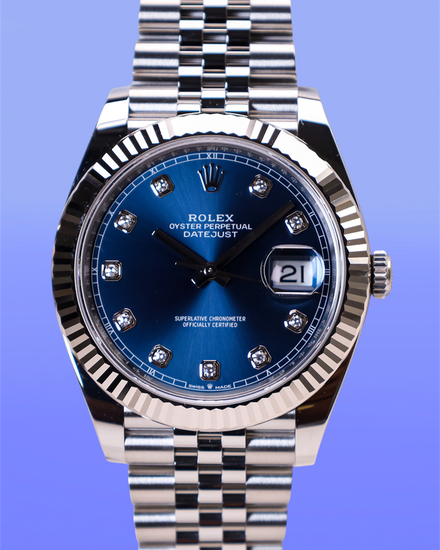 2026 Rolex Datejust 41MM Blue Dial Jubilee Bracelet (126334)