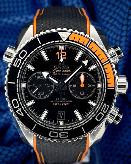 No Reserve - Omega Seamaster Planet Ocean 600M 45.5MM Black Dial Rubber Strap (215.32.46.51.01.001)