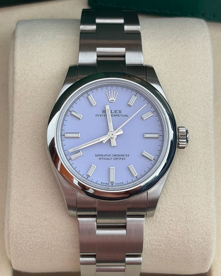 2026 Rolex Oyster Perpetual 31MM Lavender Dial Oyster Bracelet (277200)