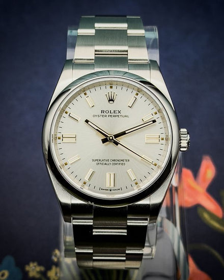 2026 Rolex Oyster Perpetual 36MM Silver Dial Oyster Bracelet (126000)