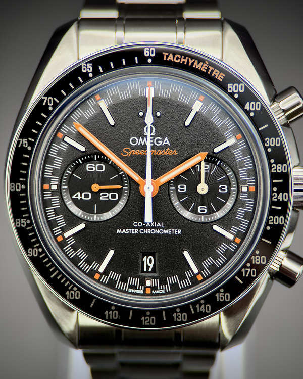 2021 Omega Speedmaster Racing 44.25MM Black Dial Steel Bracelet (329.30.44.51.01.002)
