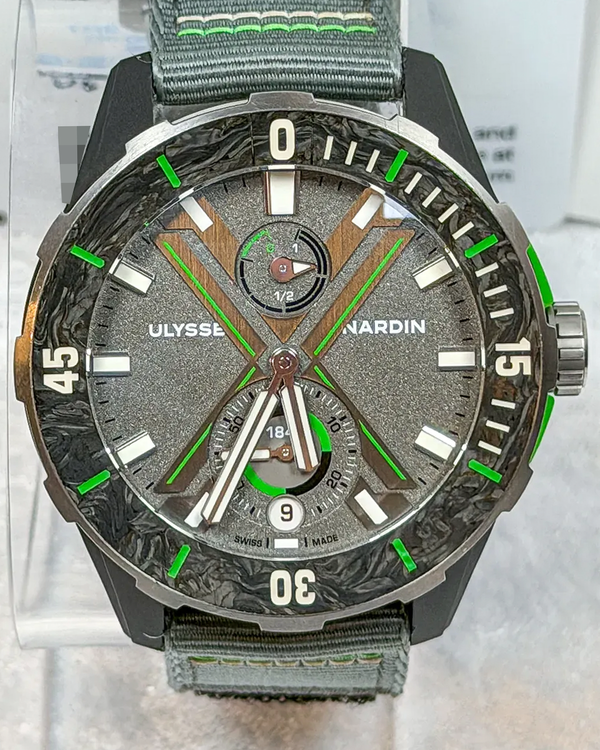 2022 Ulysse Nardin Diver "The Ocean Race" L.E. 44MM Grey Dial Textile Strap (1183-170LE-1A-TOR)