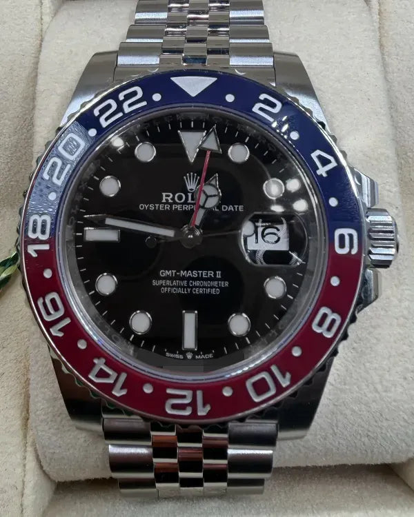 2023 Rolex GMT-Master II "Pepsi" 40MM Black Dial Jubilee Bracelet (126710BLRO)