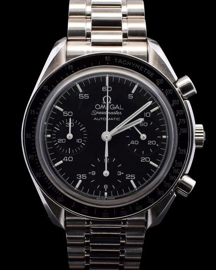 Omega Speedmaster Reduced 39MM Black Dial Steel Bracelet (3510.50.00)