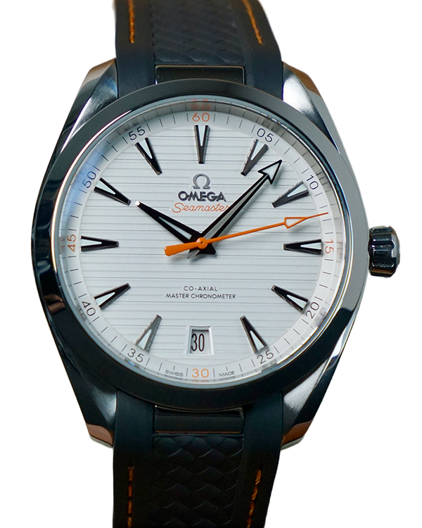2023 Omega Seamaster Aqua Terra 150M 41MM Silver Dial Rubber Strap (220.12.41.21.02.002)