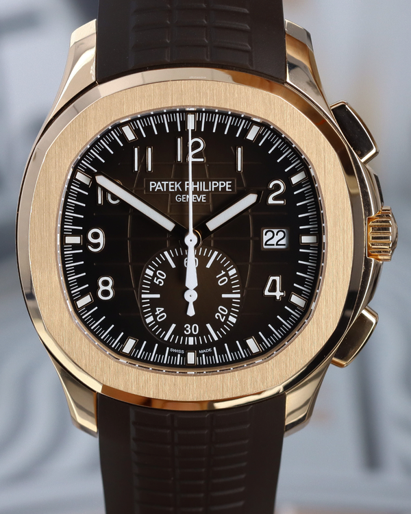 Patek Philippe Aquanaut 42MM Brown Dial Rubber Strap (5968R-001)
