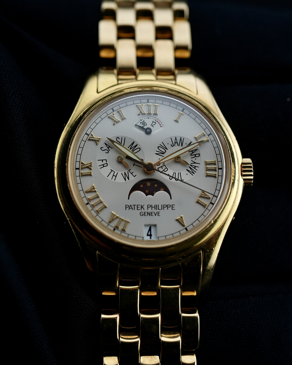 2006 Patek Philippe Annual Calendar 37MM Ivory Dial Yellow Gold Bracelet (5036/1J-001)