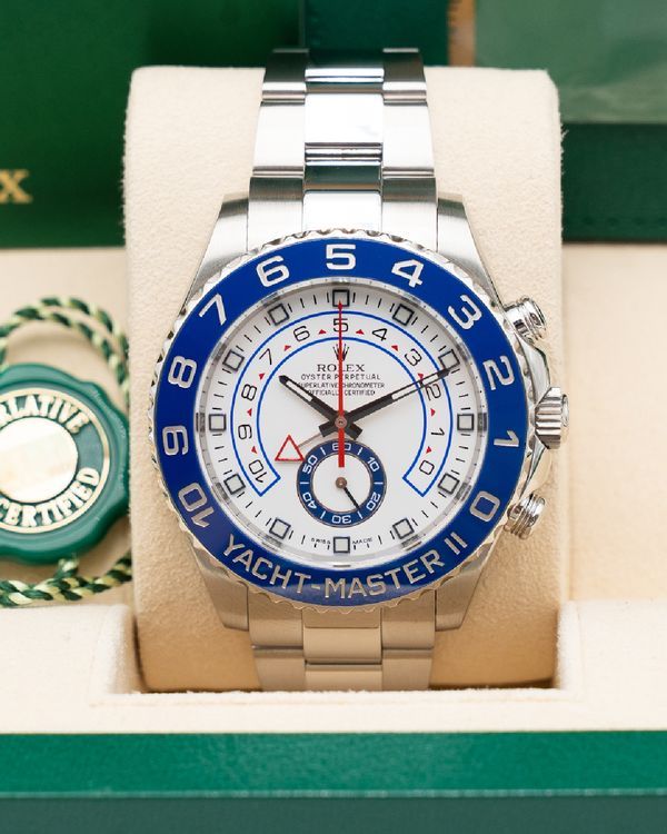 2016 Rolex Yacht-Master II 44MM White Dial Oyster Bracelet (116680)