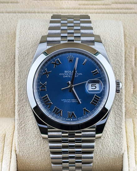 2025 Rolex Datejust 41MM Blue Dial Jubilee Bracelet (126300)