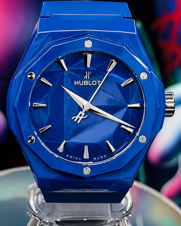 2025 Hublot Classic Fusion Blue 40MM Blue Dial Rubber Strap (550.ES.5100.RX.ORL21)