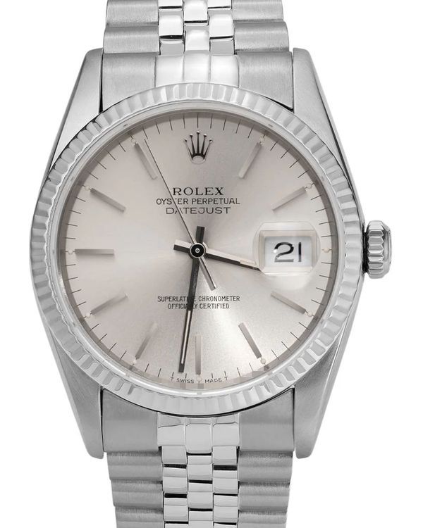 Rolex Datejust 36MM Silver Dial Jubilee Bracelet (16234)