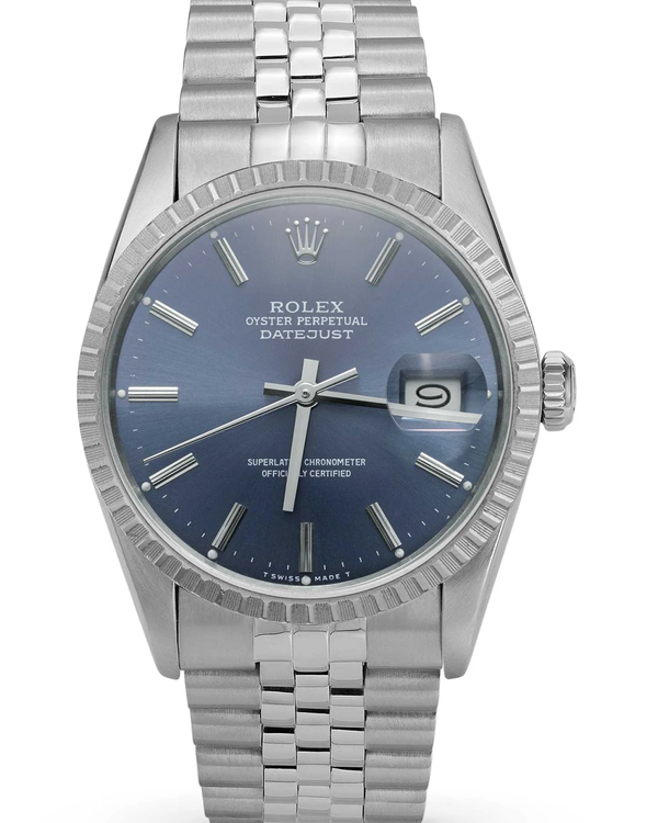 Rolex Datejust 36MM Blue Dial Steel Jubilee Bracelet (16030)