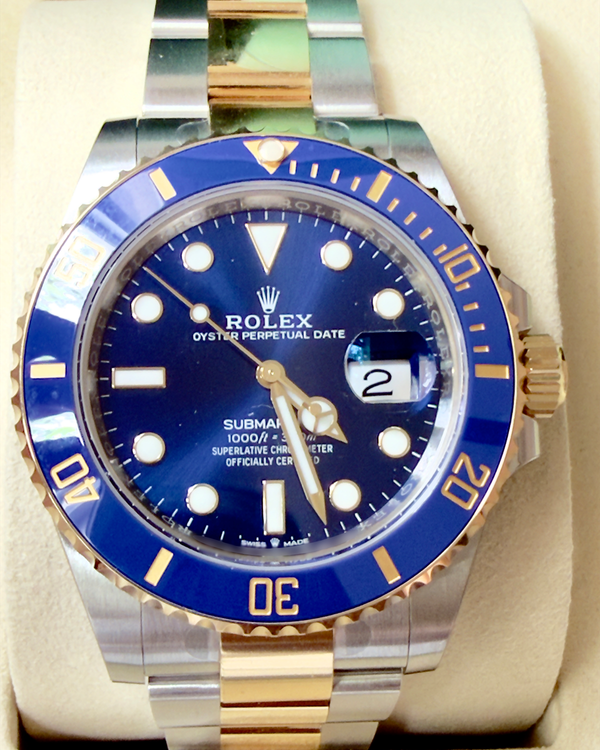 2026 Rolex Submariner Date "Bluesy" 41MM Blue Dial Two-Tone Oyster Bracelet (126613LB)