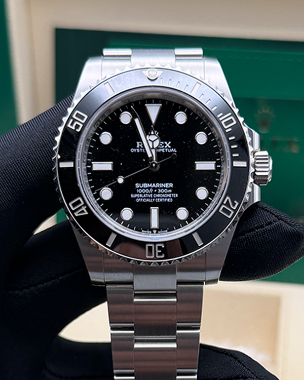 2024 Rolex Submariner No-Date 41MM Black Dial Oyster Bracelet (124060)