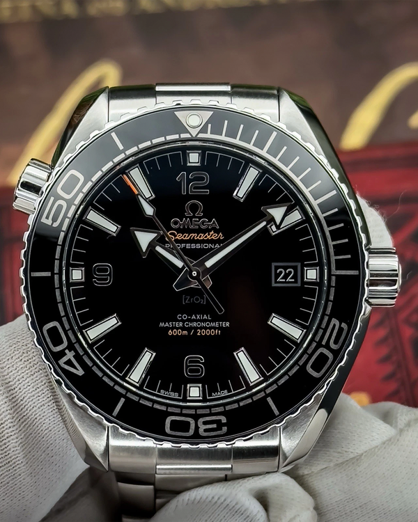 2020 Omega Seamaster Planet Ocean 44MM Black Dial Steel Bracelet (215.30.44.21.01.001)