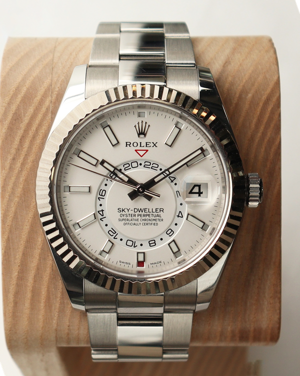 Rolex Sky-Dweller 42MM White Dial Oyster Bracelet (326934)