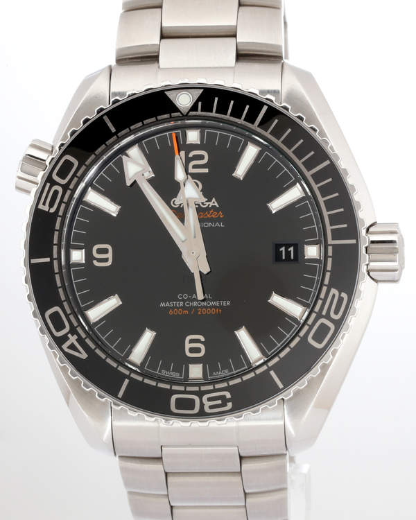 No Reserve - 2020 Omega Seamaster Planet Ocean 600M 43.5MM Black Dial Steel Bracelet (215.33.44.21.01.001)