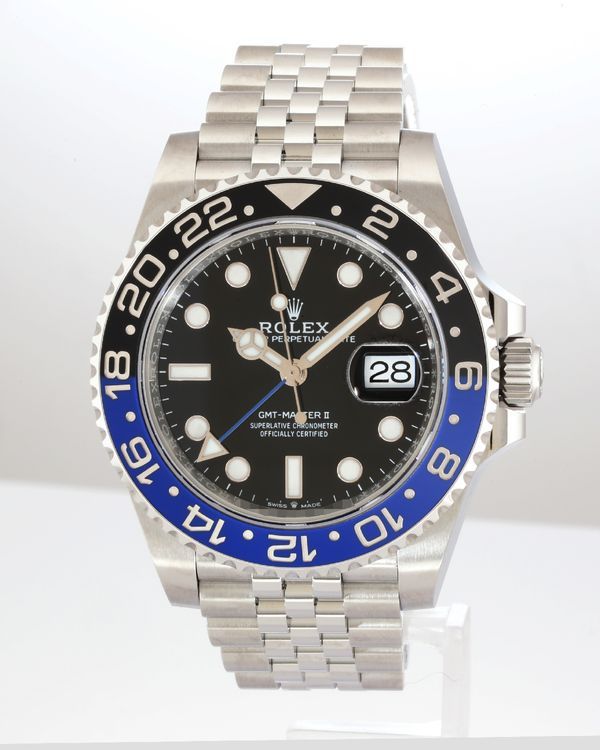 No Reserve - 2025 Rolex GMT-Master II "Batgirl" 40MM Black Dial Jubilee Bracelet (126710BLNR)