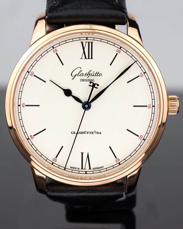 2022 Glashütte Original Senator Excellence 40MM Silver Dial Leather Strap (1-36-01-02-05-01)