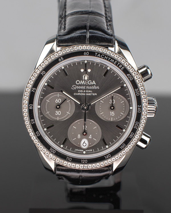 2024 Omega Speedmaster 38MM Grey Dial Leather Strap (324.38.38.50.06.001)