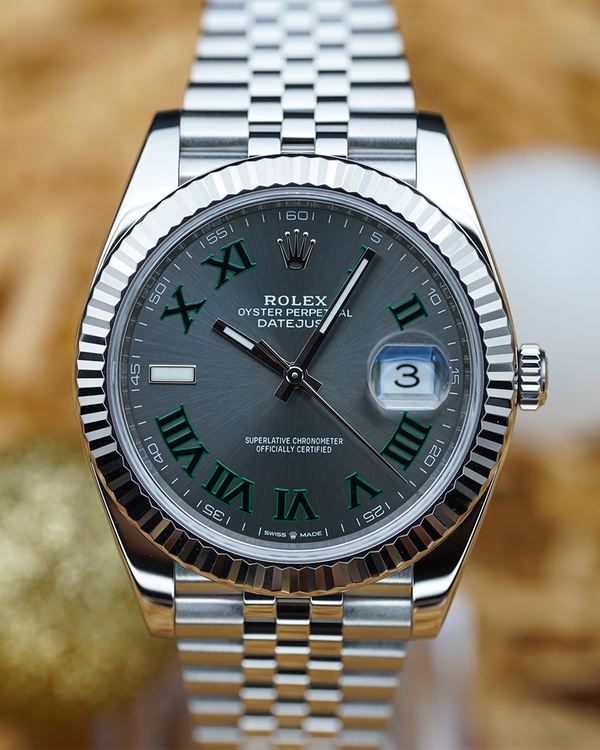 No Reserve - 2020 Rolex Datejust II 41MM Slate Dial Jubilee Bracelet (126334)