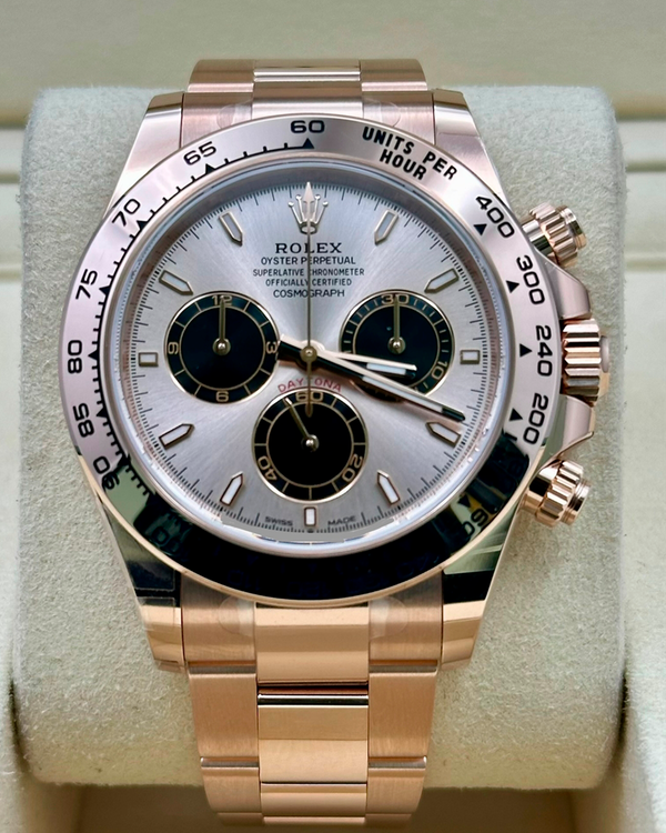 2026 Rolex Cosmograph Daytona 40MM Sundust Dial Rose Gold Oyster Bracelet (126505)