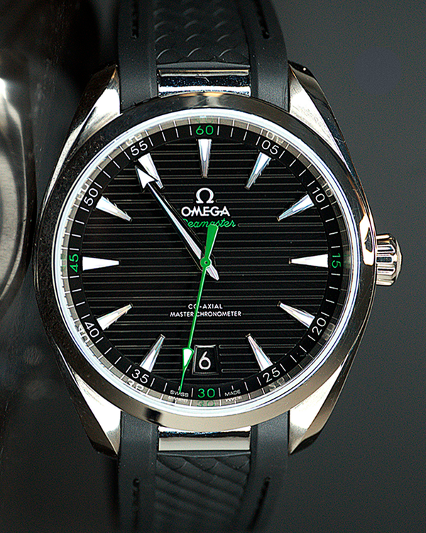2024 Omega Seamaster Aqua Terra 41MM Black Dial Rubber Strap (220.12.41.21.01.002)