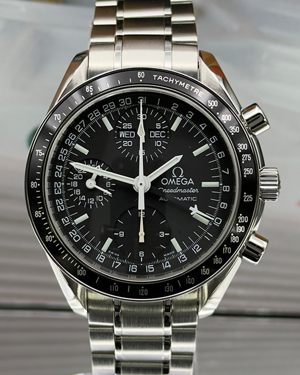 2020 Omega Speedmaster Day-Date 39MM Black Dial Steel Bracelet (3520.50.00)