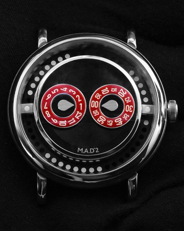 2026 MB&F MAD Edition 2 "Eric Giroud" L.E. 42MM Black Dial Leather Strap (M.A.D 2 R&B)