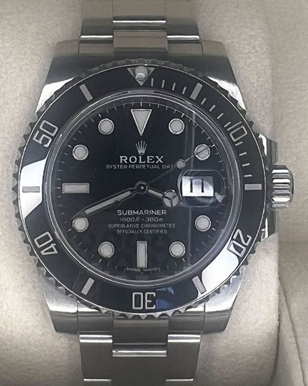2019 Rolex Submariner Date 40MM Black Dial Oyster Bracelet (116610LN)