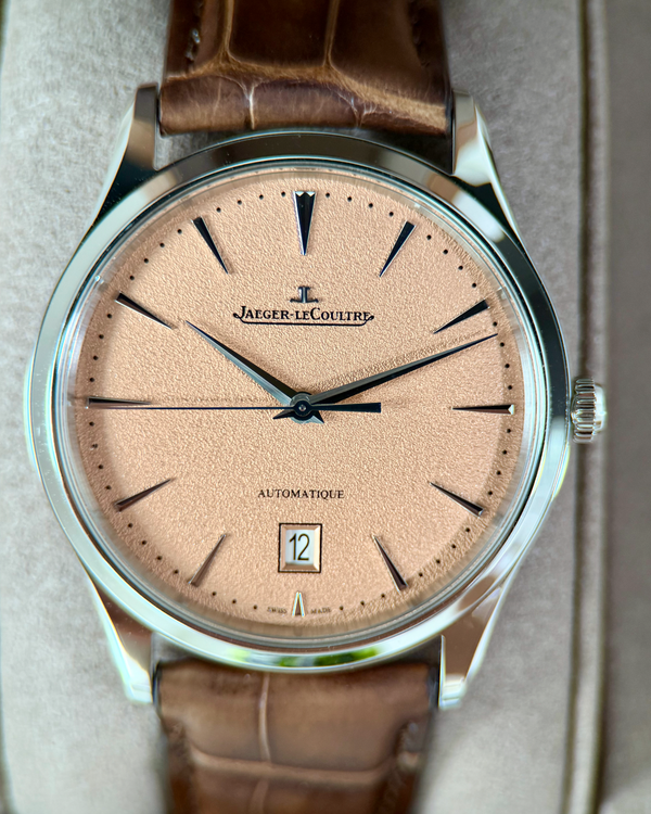 2025 Jaeger-LeCoultre Master Ultra Thin Date 39mm Salmon Dial Alligator Strap (Q1238460)