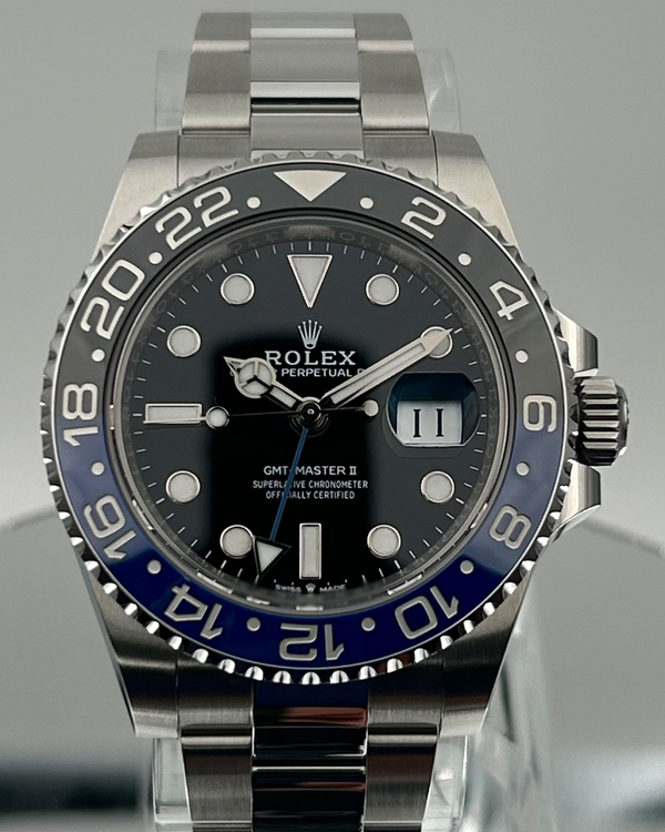 2026 Rolex GMT-Master II "Batman" 40MM Black Dial Oyster Bracelet (126710BLNR)