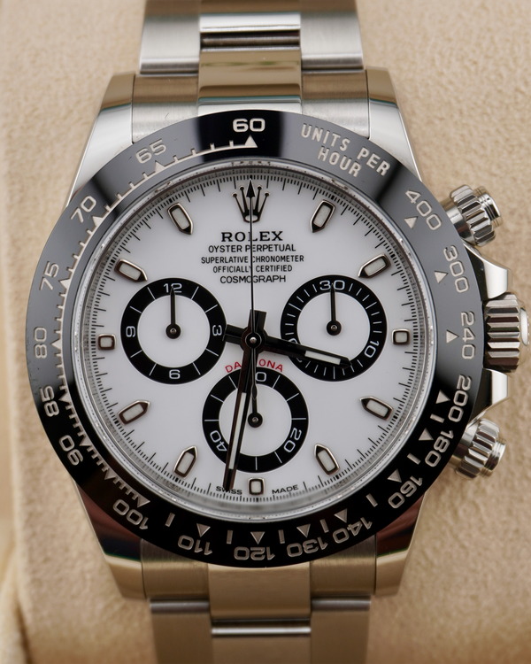 2023 Rolex Cosmograph Daytona "Panda" 40MM White Dial Oyster Bracelet (116500LN)