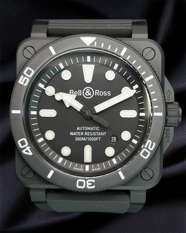 No Reserve - Bell & Ross BR 03 (BR03A-D-BL-CE/SRB)