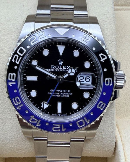 2023 Rolex GMT-Master II "Batman" 40MM Black Dial Oyster Bracelet (126710BLNR)