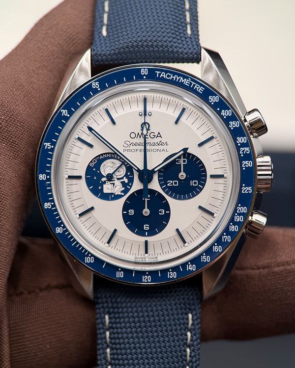 2026 Omega Speedmaster Anniversary Series “Silver Snoopy Award” 42MM Silver Dial Textile Strap (310.32.42.50.02.001)