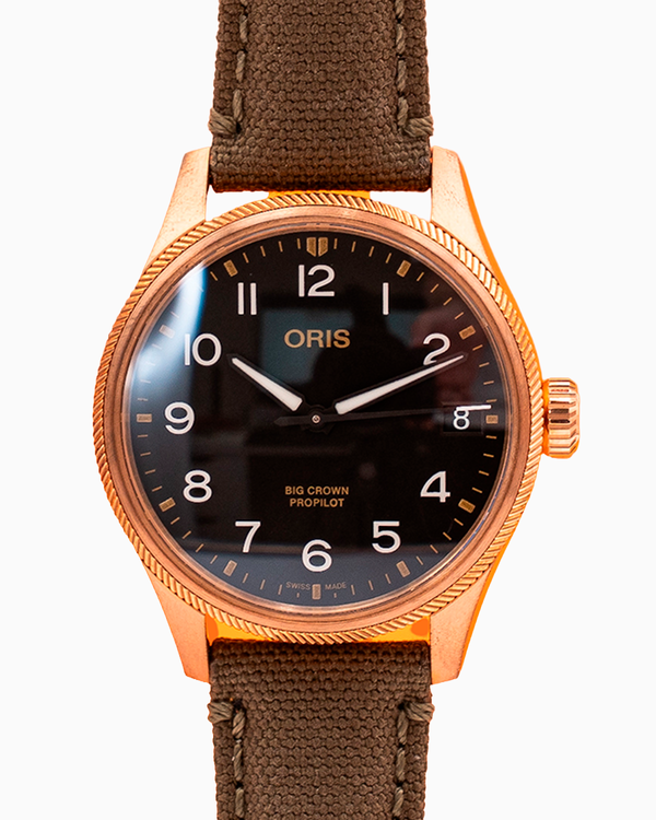 Oris ProPilot Big Crown Big Date 41MM Black Dial Textile Strap (01 751 7761 3164-07)