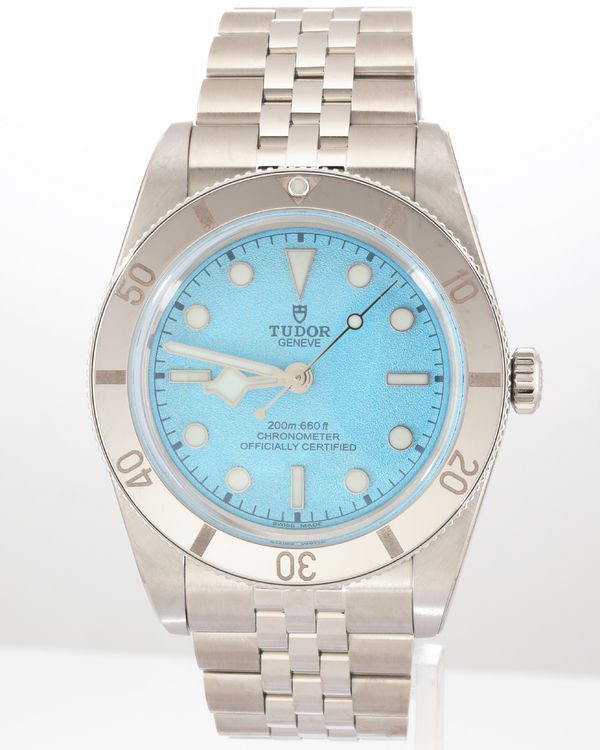 No Reserve - 2026 Tudor Black Bay 54 "Lagoon Blue" 37MM Blue Dial Steel Bracelet (79000)