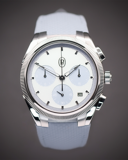 2026 Parmigiani Fleurier Tonda PF Sport Chronograph 42MM Silver Dial Rubber Strap (PFC931-1020003-400182)