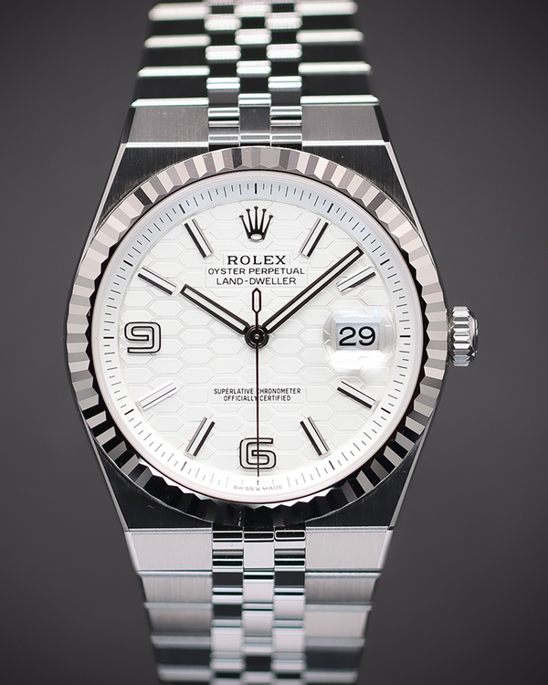 2026 Rolex Land-Dweller 40MM White Dial Flat Jubilee Bracelet (127334)