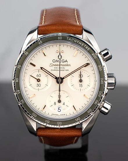 2022 Omega Speedmaster '38 38MM Silver Dial Leather Strap (324.32.38.50.02.001)