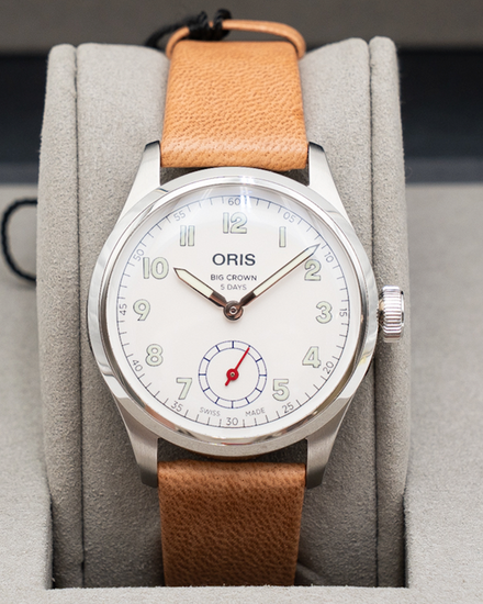 Oris Big Crown Wings of Hope L.E. 40mm White Dial Leather Strap (01 401 7781 4081)