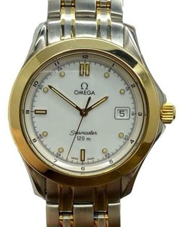 Omega Seamaster 120M Quartz 36mm White Dial Two-Tone Bracelet (2311.21.00)