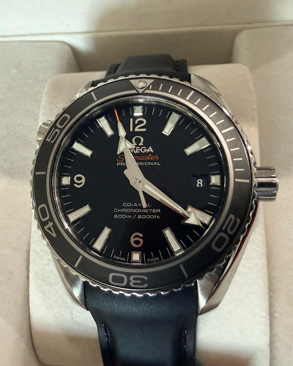 Omega Seamaster Planet Ocean 600M 42MM Black Dial Rubber Strap (232.30.42.21.01.001)