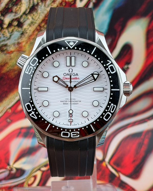 No Reserve - 2026 Omega Seamaster Diver 300M 42MM White Dial Steel Bracelet (210.32.42.20.04.001)