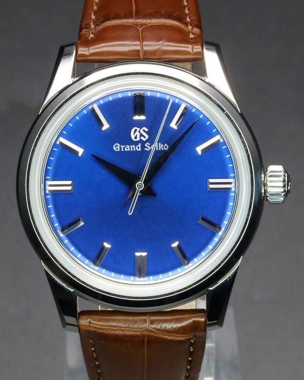 2024 Grand Seiko Elegance Collection "Oruri" S. E. 37.3MM Blue Dial Leather Strap (SBGW279)
