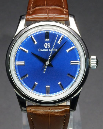 2024 Grand Seiko Elegance "Oruri" S.E. 37.3MM Blue Dial Leather Strap (SBGW279)
