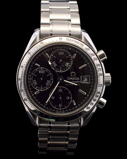 Omega Speedmaster Date 39MM Black Dial Steel Bracelet (3513.50.00)